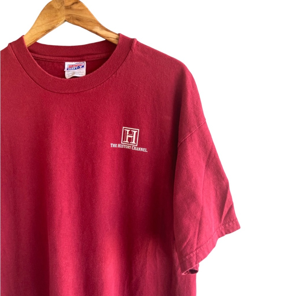 Vintage History Channel Promo Tee 90s Y2K XL Hanes Television